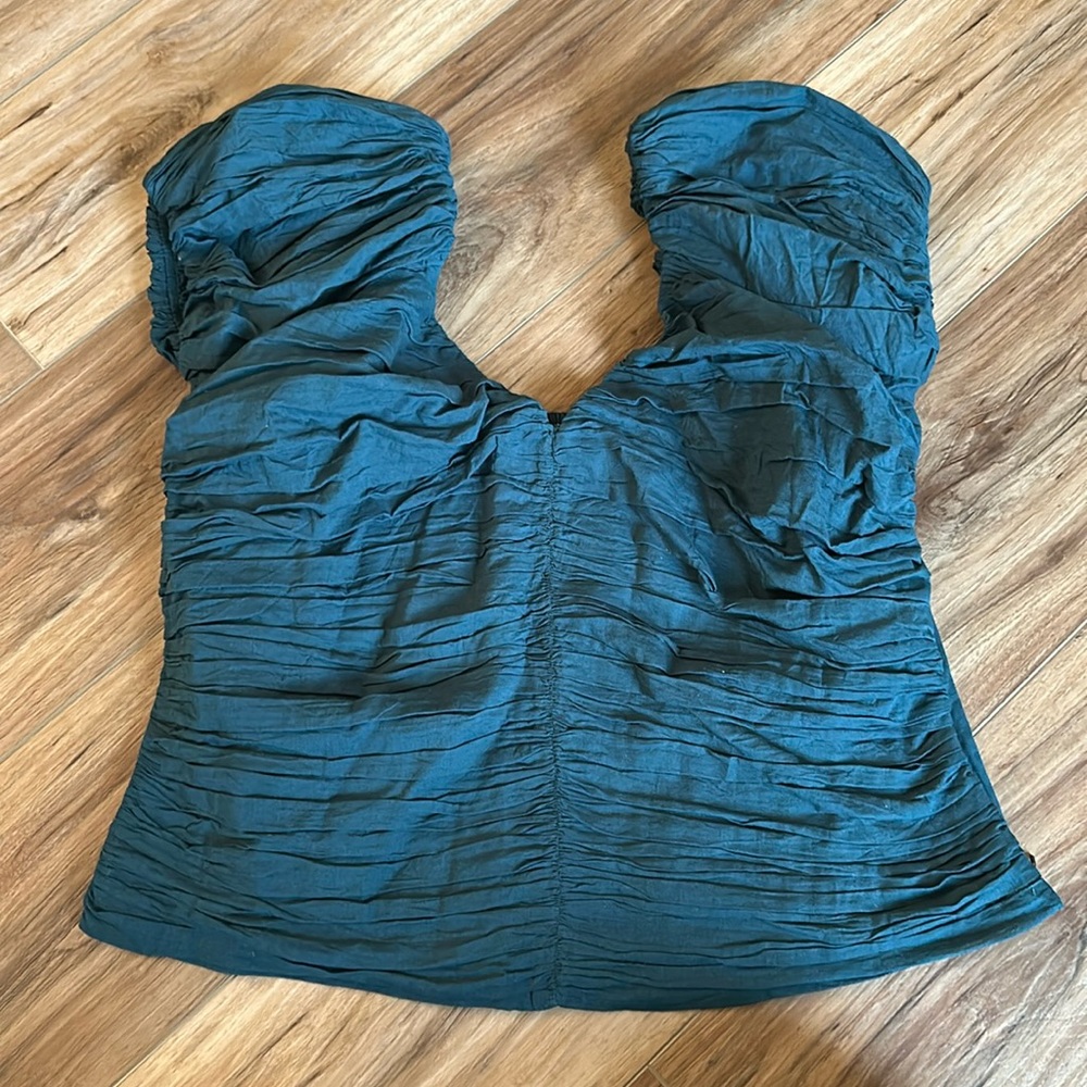 NWT Abercrombie & Fitch Smocked Blouse